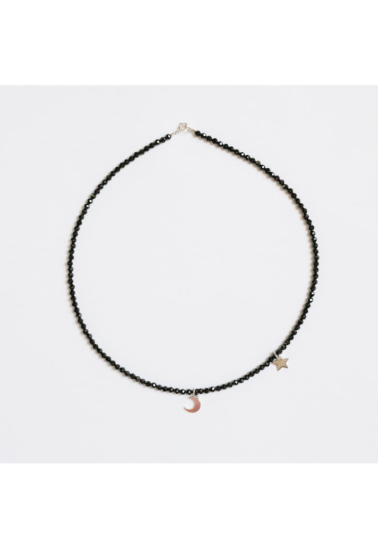 Colier handmade realizat din pietre semirpretioase spinel - accesorii argint925