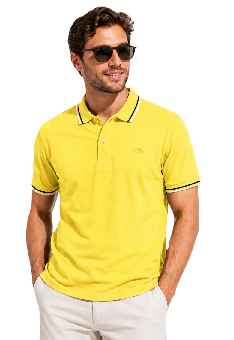 Tricou polo regular fit din bumbac