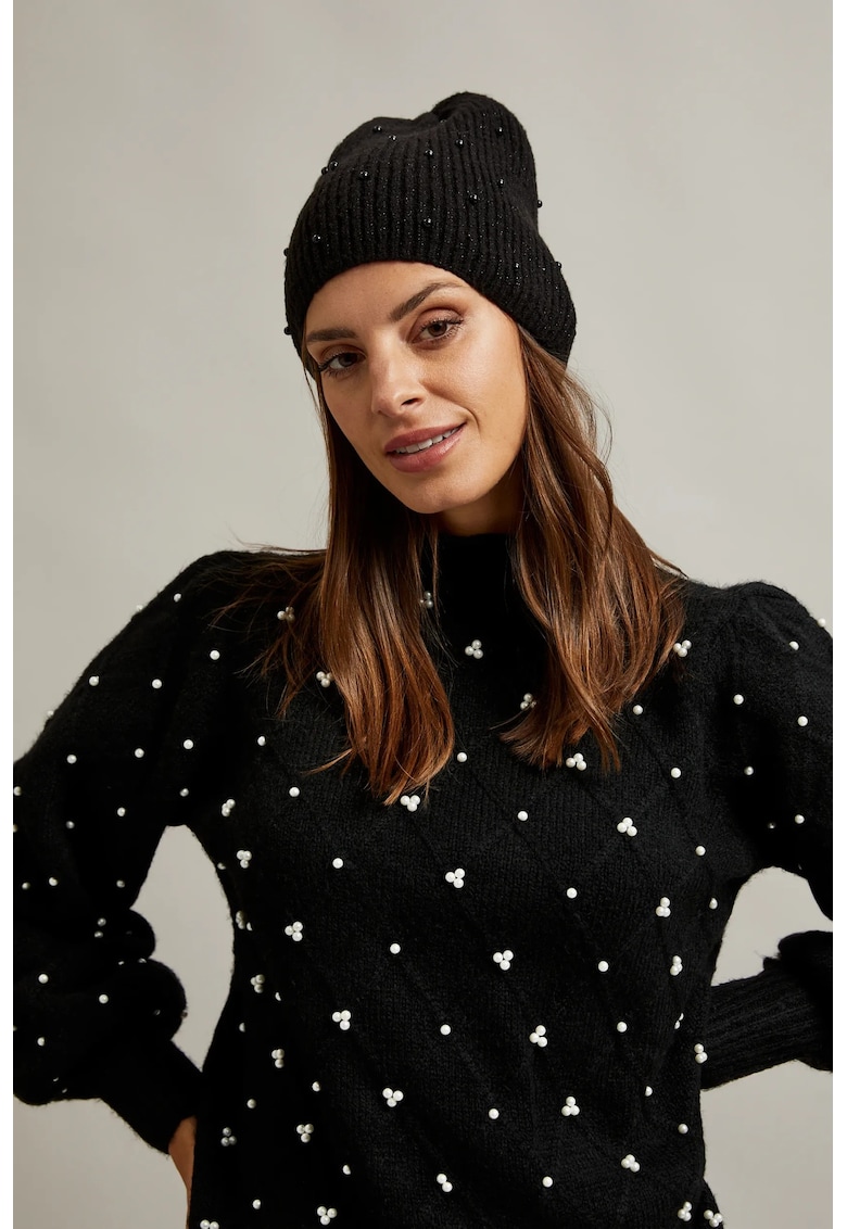 Caciula - negru - acril - alt model