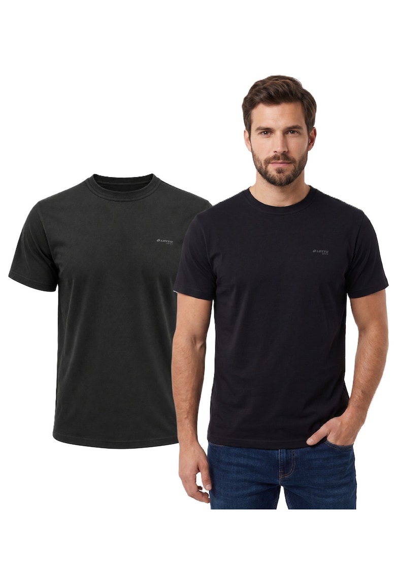 Tricou din bumbac cu logo discret