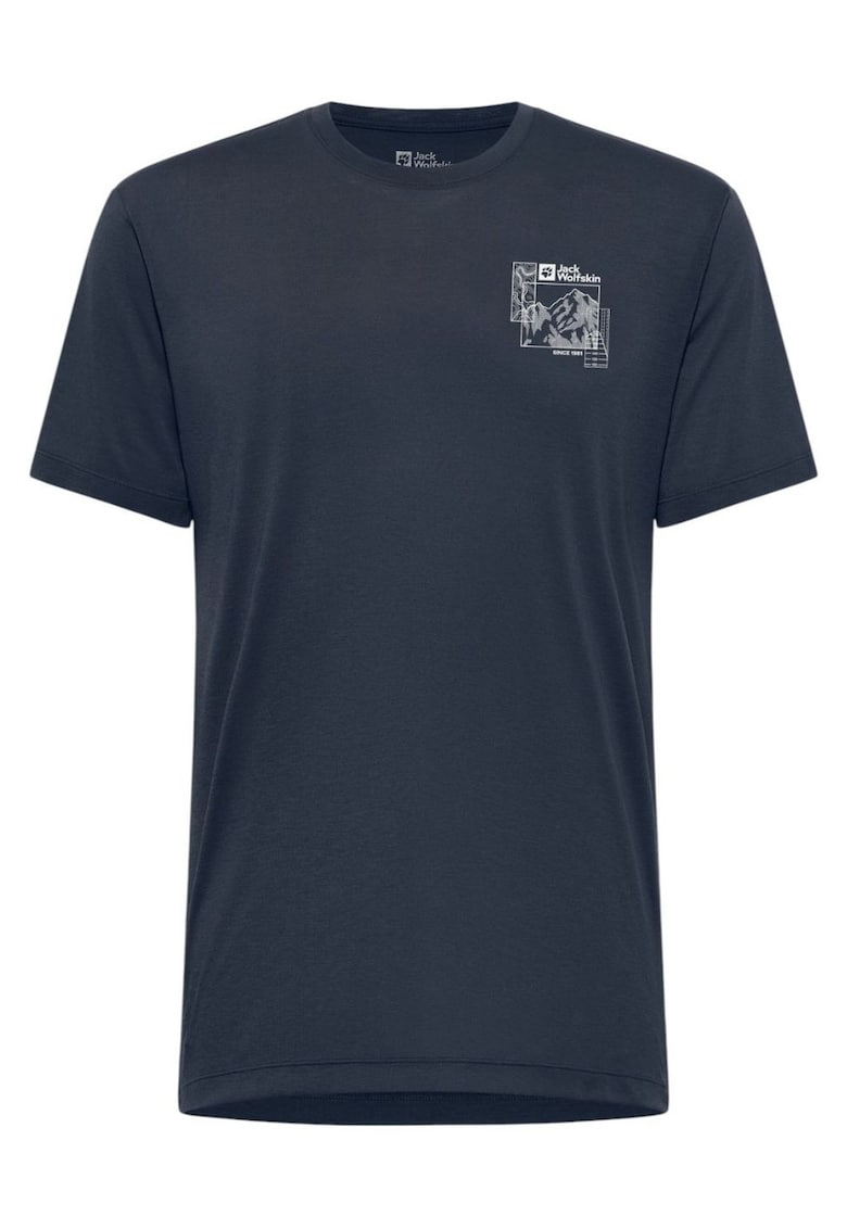 Tricou tehnic barbati Vonnan Graphic SS 2025 - Bleumarin