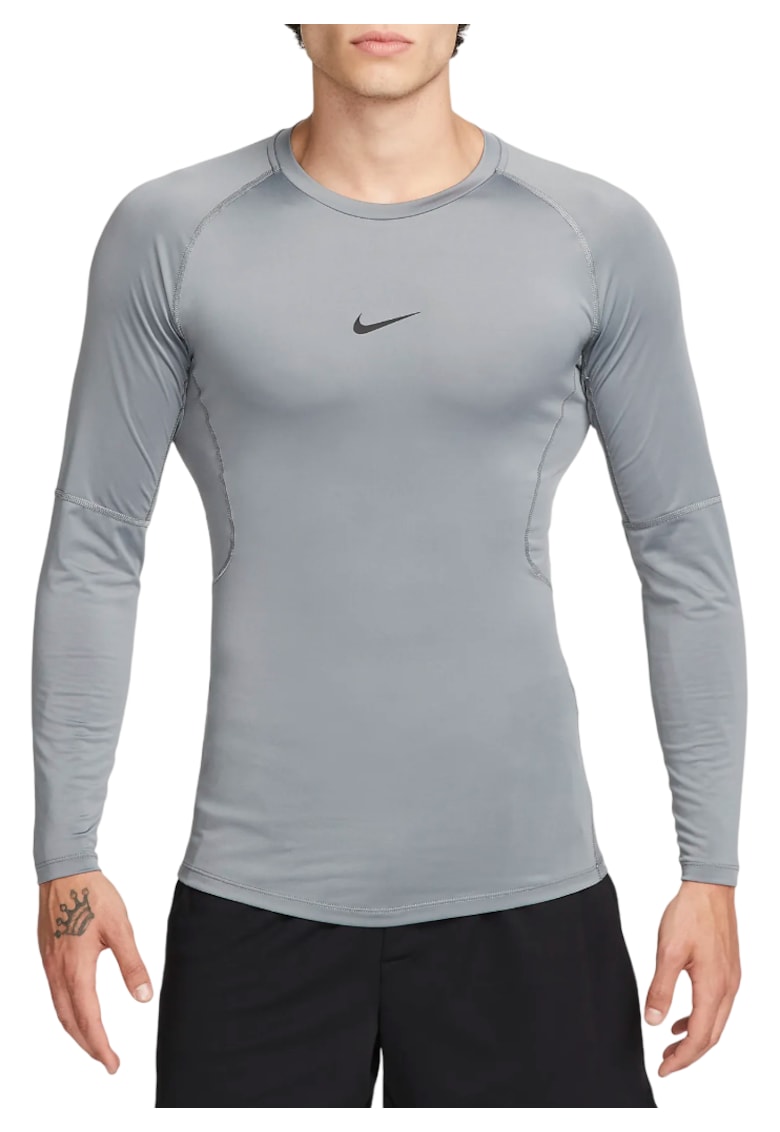 Bluza alergare barbati Pro Dri-FIT - Gri