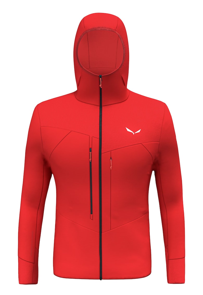 Fleece trekking barbati Agner Polarlite - Rosu