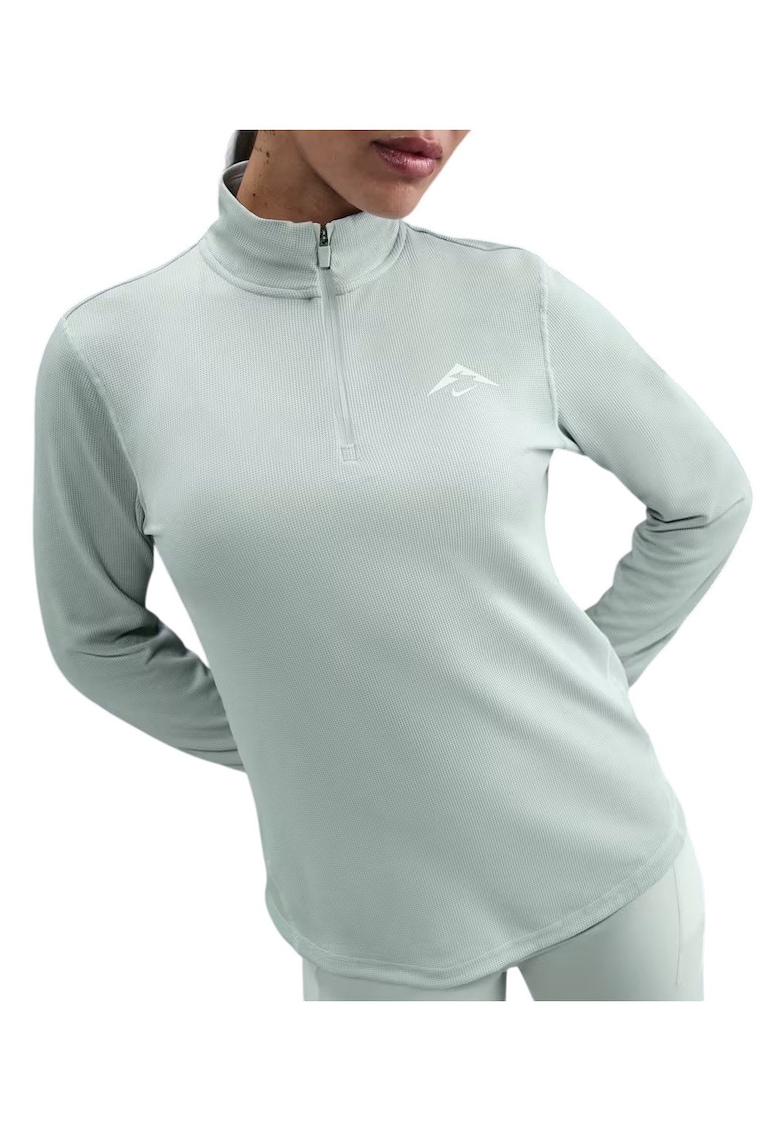 Bluza alergare dama Dri-FIT Trail Pro FW 2025 - Alb