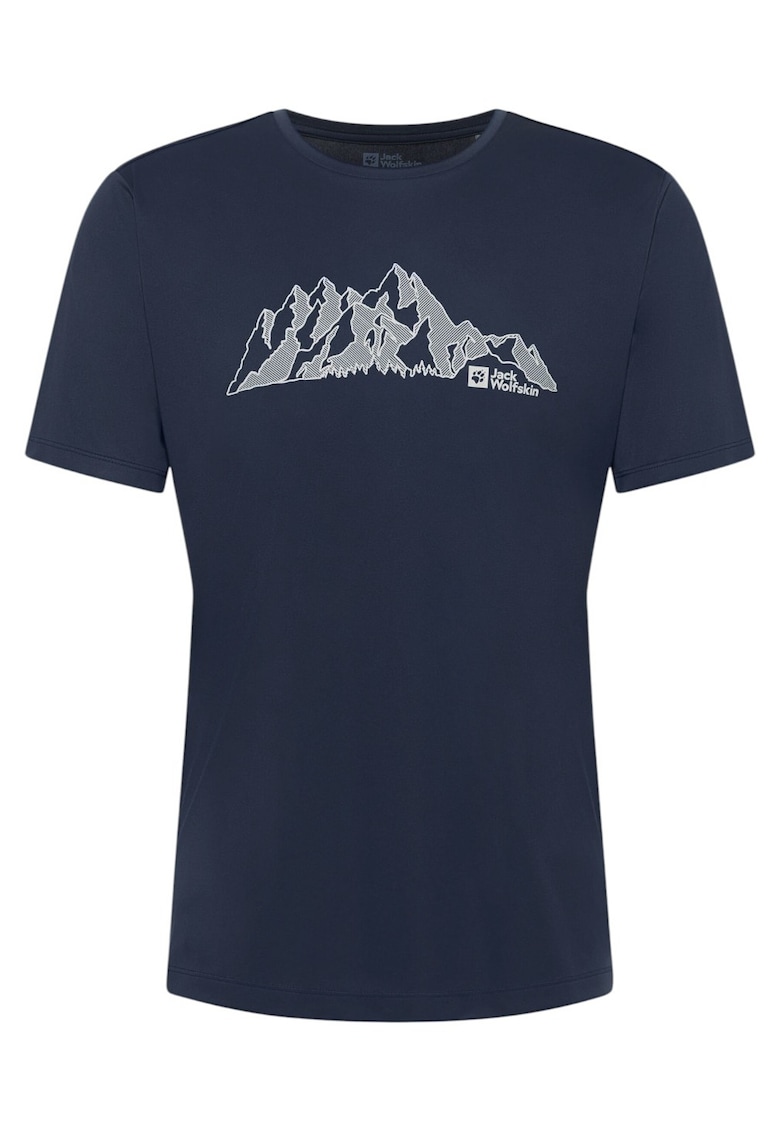 Tricou barbati Peak Graphic - Bleumarin