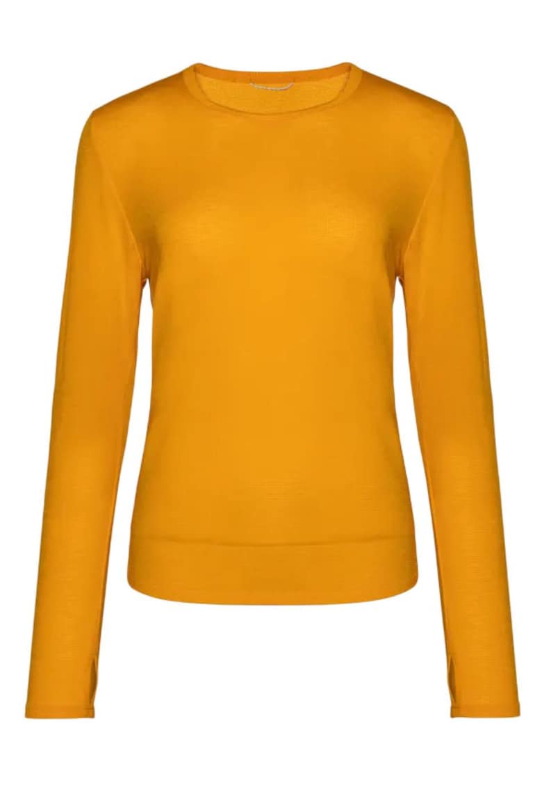 Bluza alergare dama Stopwatch - Portocaliu