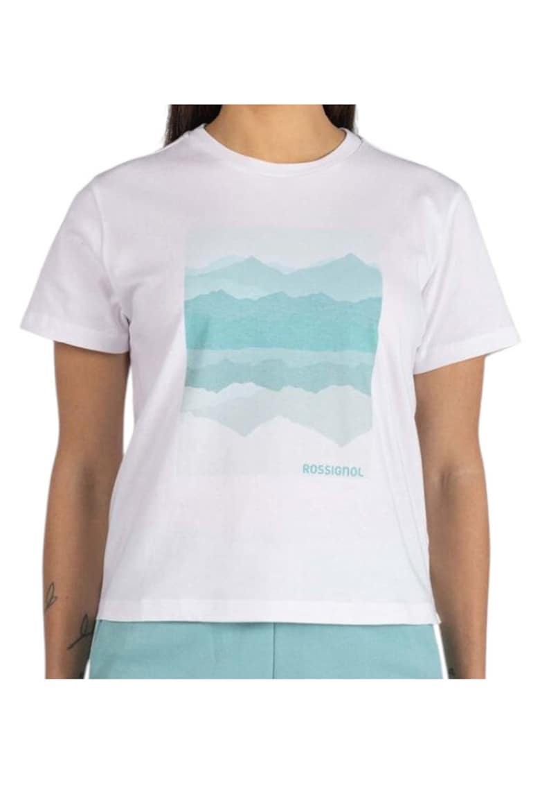 Tricou dama Waterfall SS 2025 - Alb