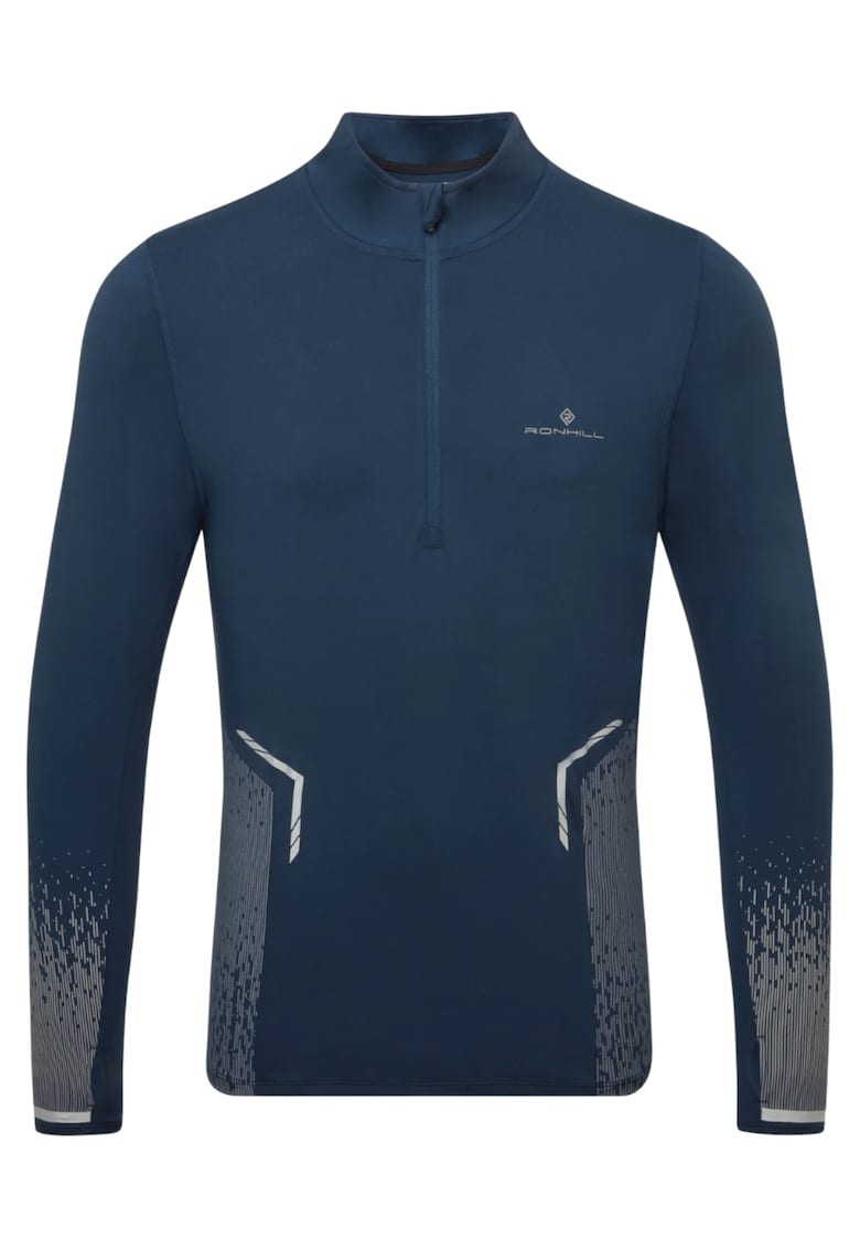 Jacheta alergare barbati Tech Reflect 1/2 Zip FW 2025 - Albastru