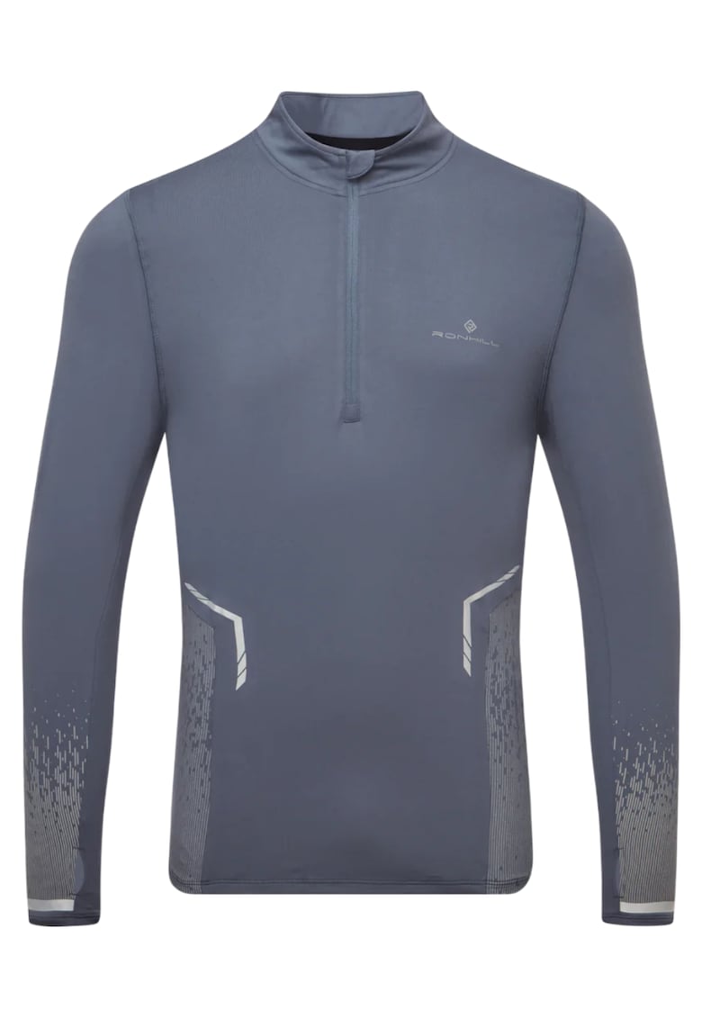Jacheta alergare barbati Tech Reflect 1/2 Zip FW 2025 - Gri