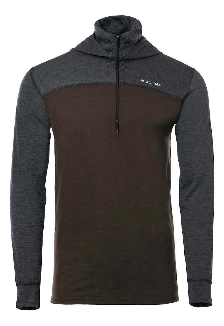 Bluza termica barbati Lightwool - Maro/Gri