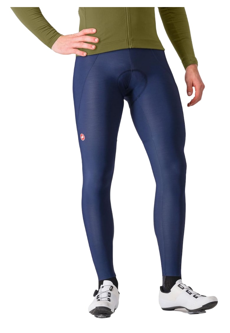 Pantaloni ciclism lungi cu bretele barbati Espresso FW 2024 - Bleumarin