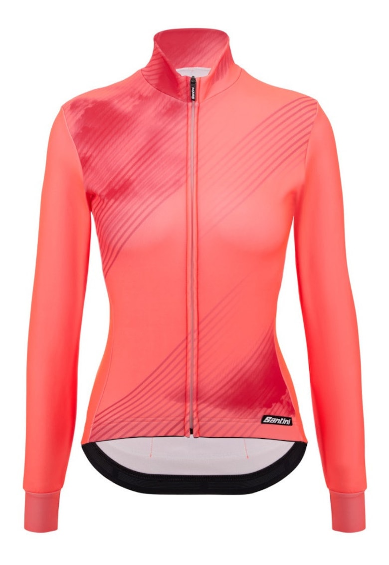 Bluza ciclism dama Pure Dye - Rosu corai/Roz