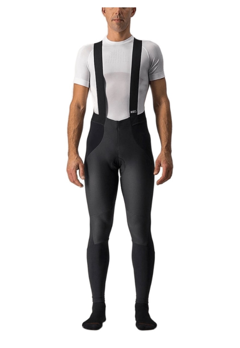 Pantaloni ciclism cu bretele barbati Sorpasso RoS Wind - Negru