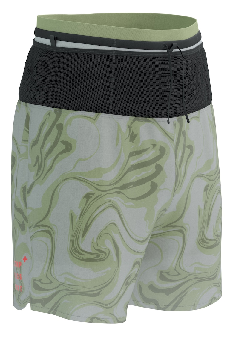Sort alergare barbati Trail Racing 2-In-1 SS 2025 - Verde/Negru