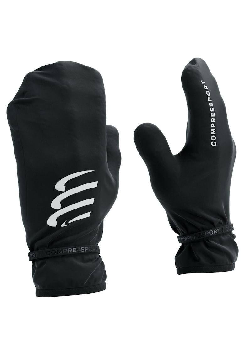 Manusi impermeabile alergare Hurricane 10/10 FW 2025-Negru-XS/S