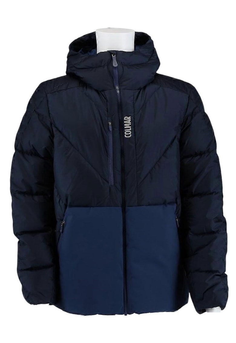 Jacheta schi barbati Puffy Stretch Corduroy - Albastru