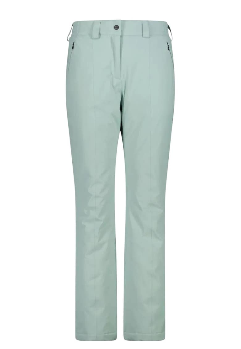Pantaloni schi dama 3W20636 FW 2025 - Visiniu/Verde menta