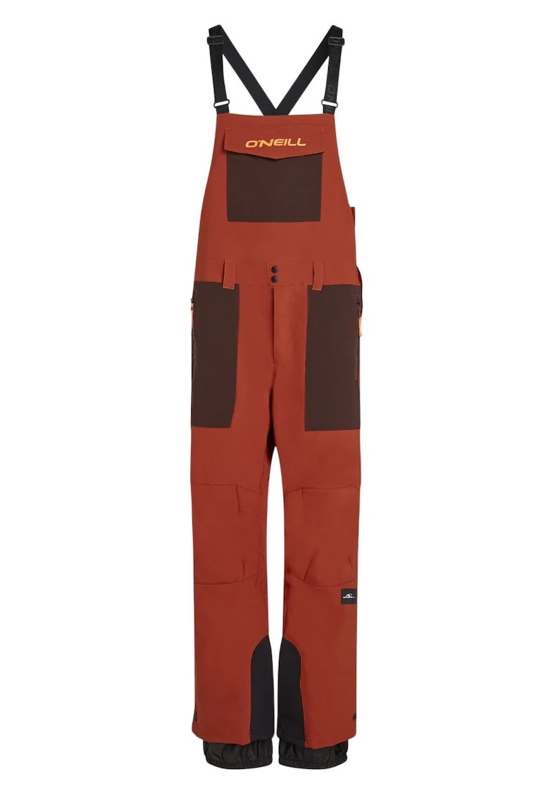 Pantaloni schi barbati FWC'Peak Bib-Rosu-