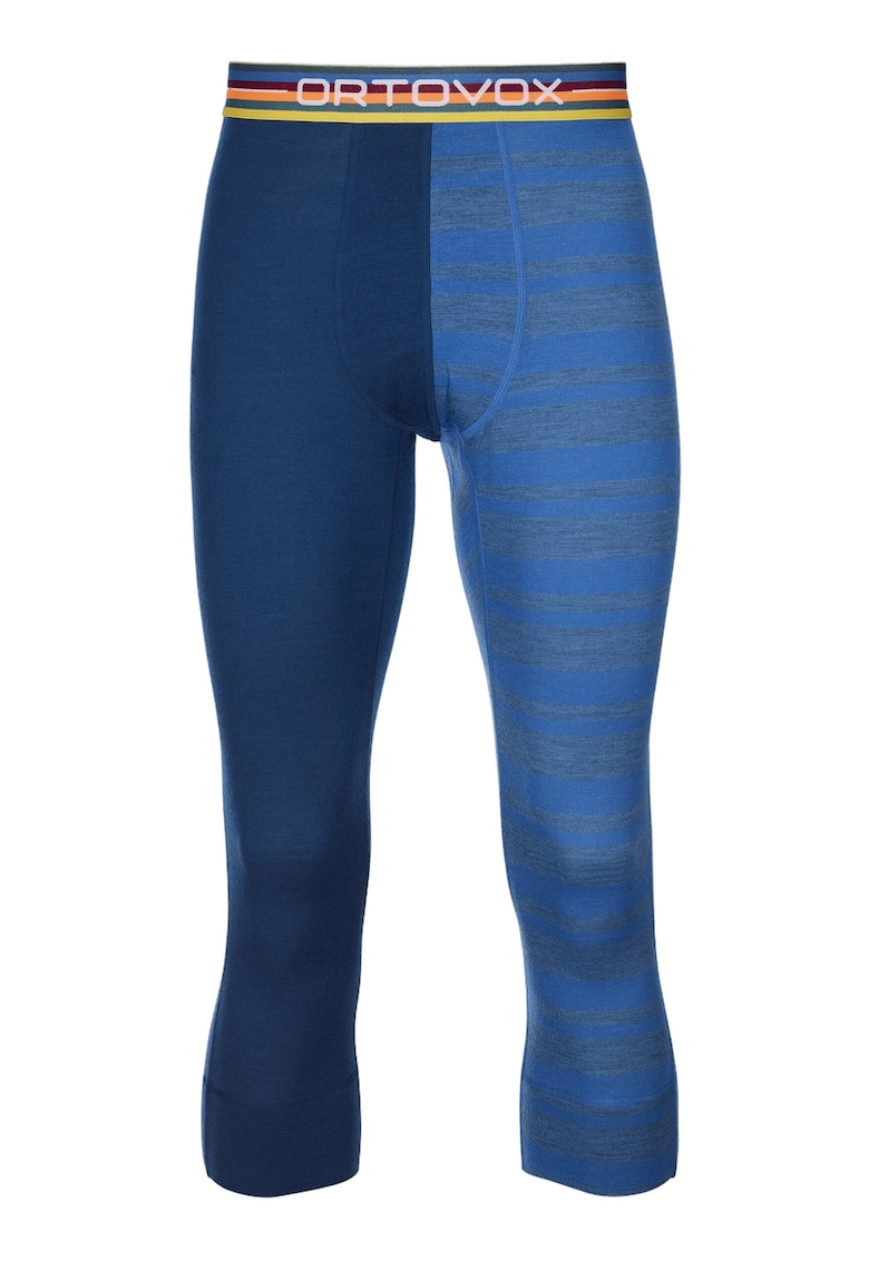 Pantaloni de corp barbati Merino 3/4 185 Rock N Wool - Albastru