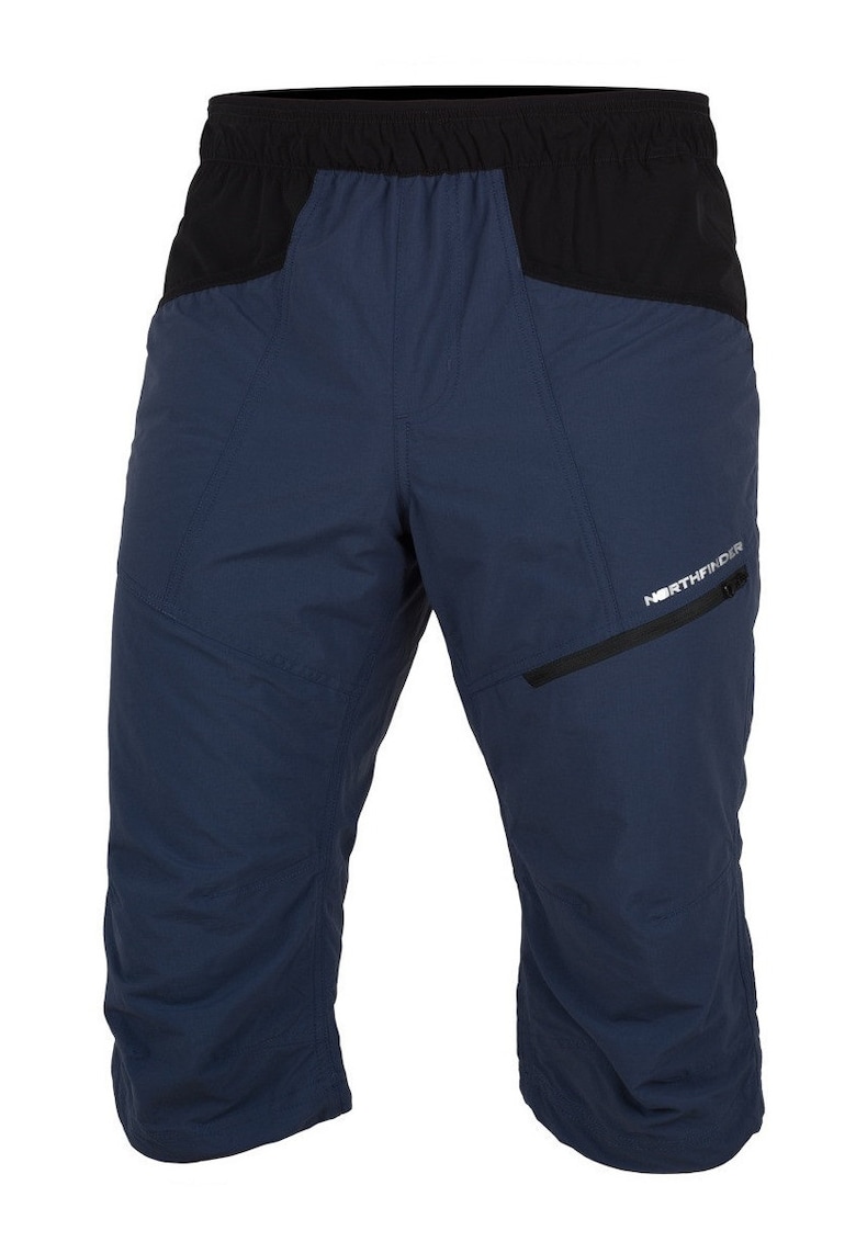 Pantaloni scurti trekking barbati Artur - Negru/Bleumarin