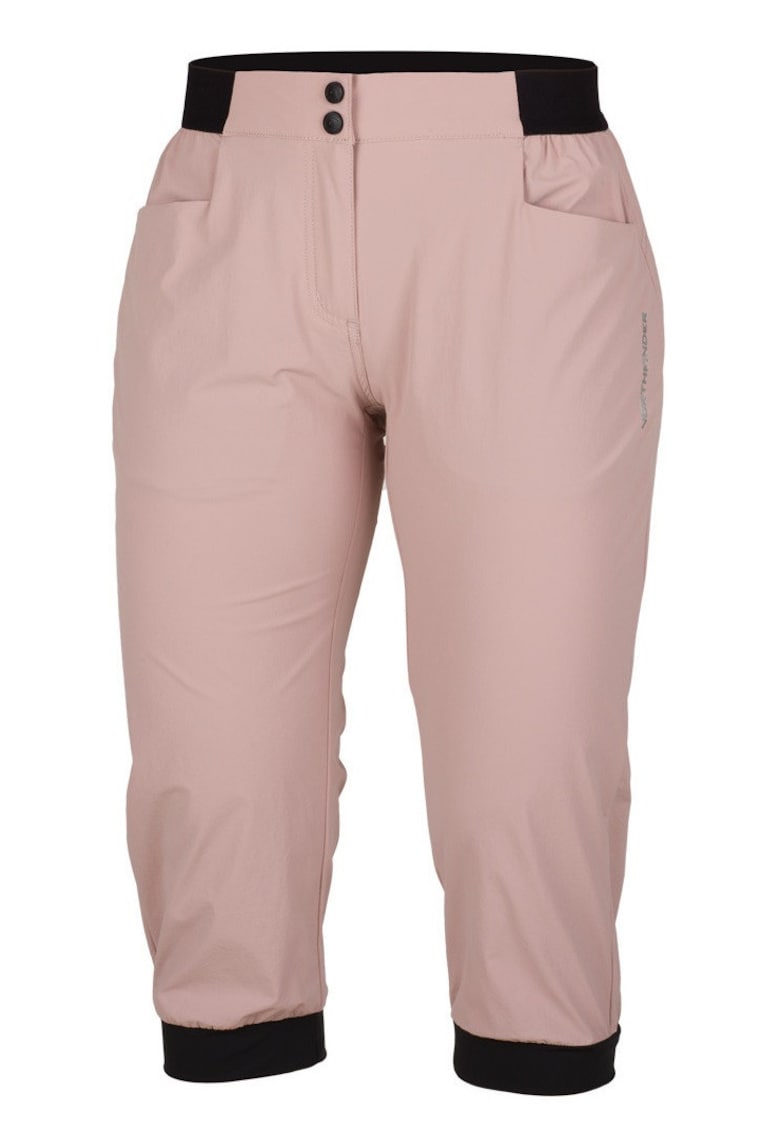 Pantaloni scurti 3/4 trekking dama Nikki - Roz deschis
