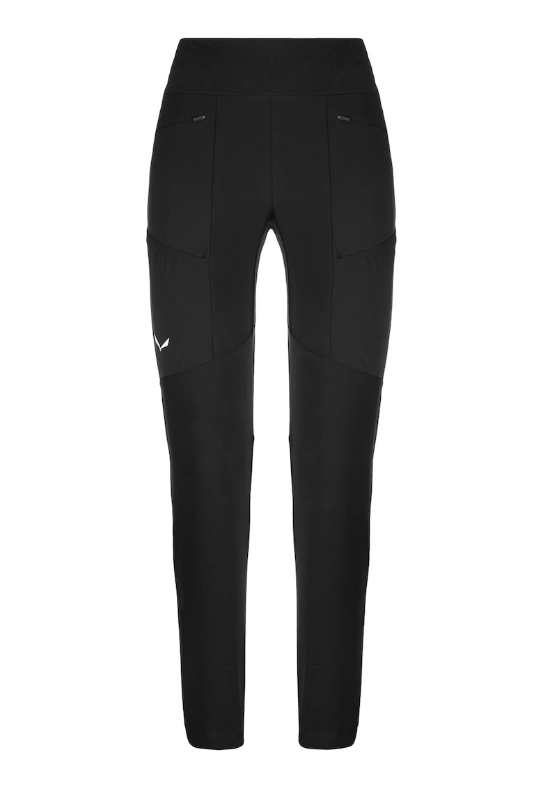 Colanti trekking dama Puez Warm Durastretch Cargo - Negru