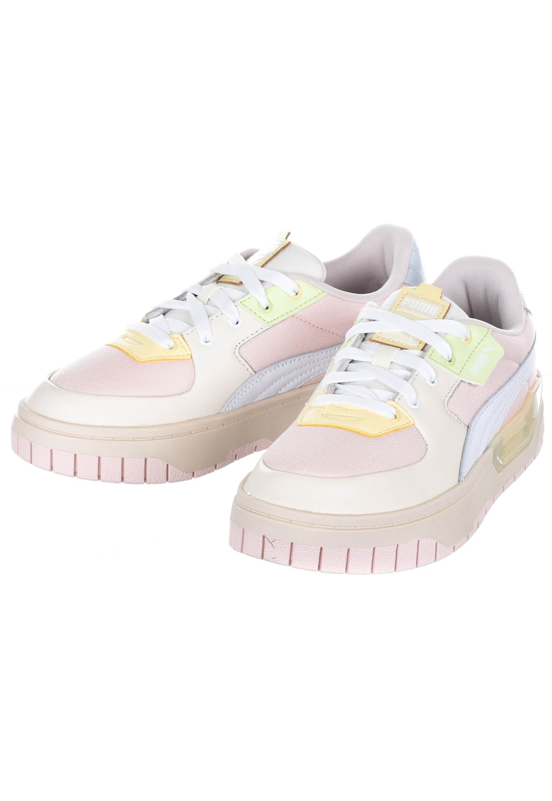 Pantofi din piele cu insertii textile Cali Dream