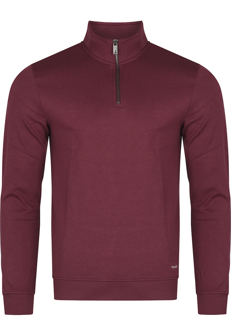 Bluza cu fermoar la guler