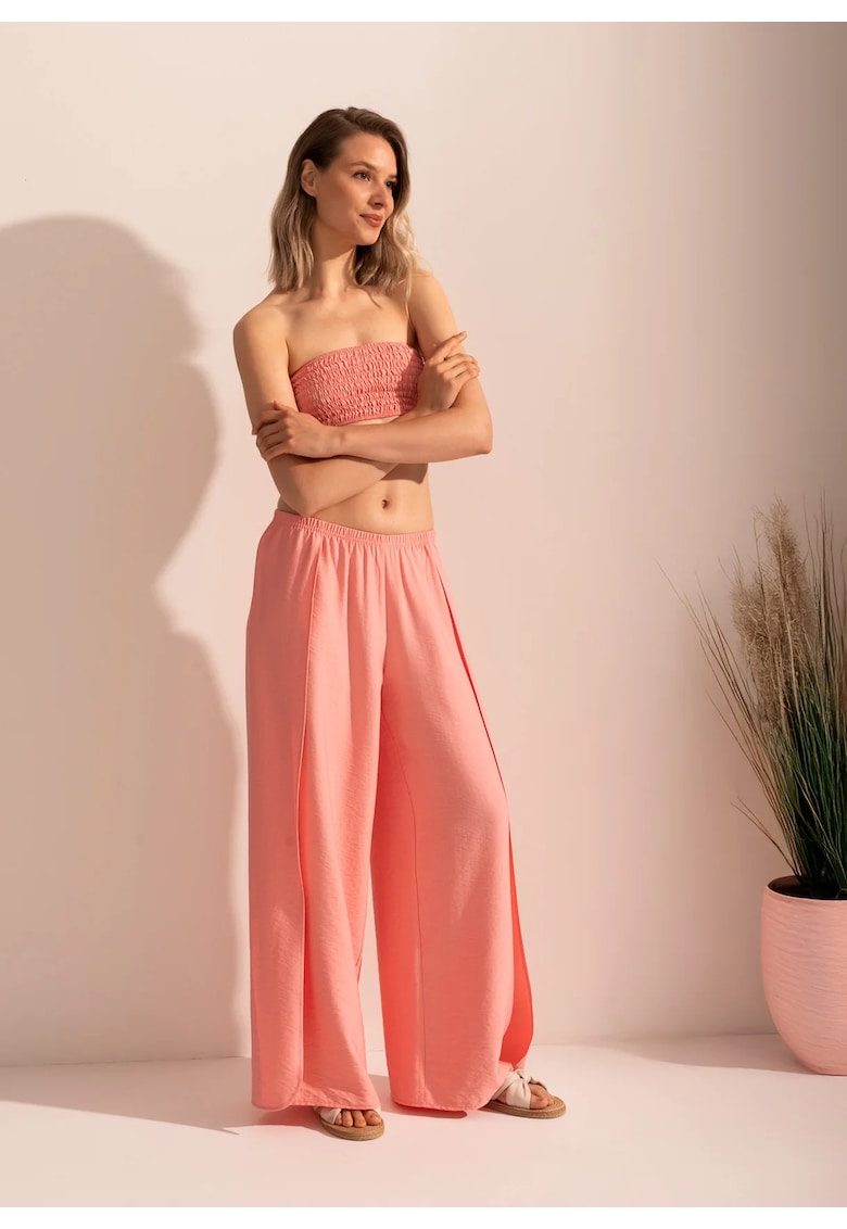 Pantaloni Dama Capri - Roz