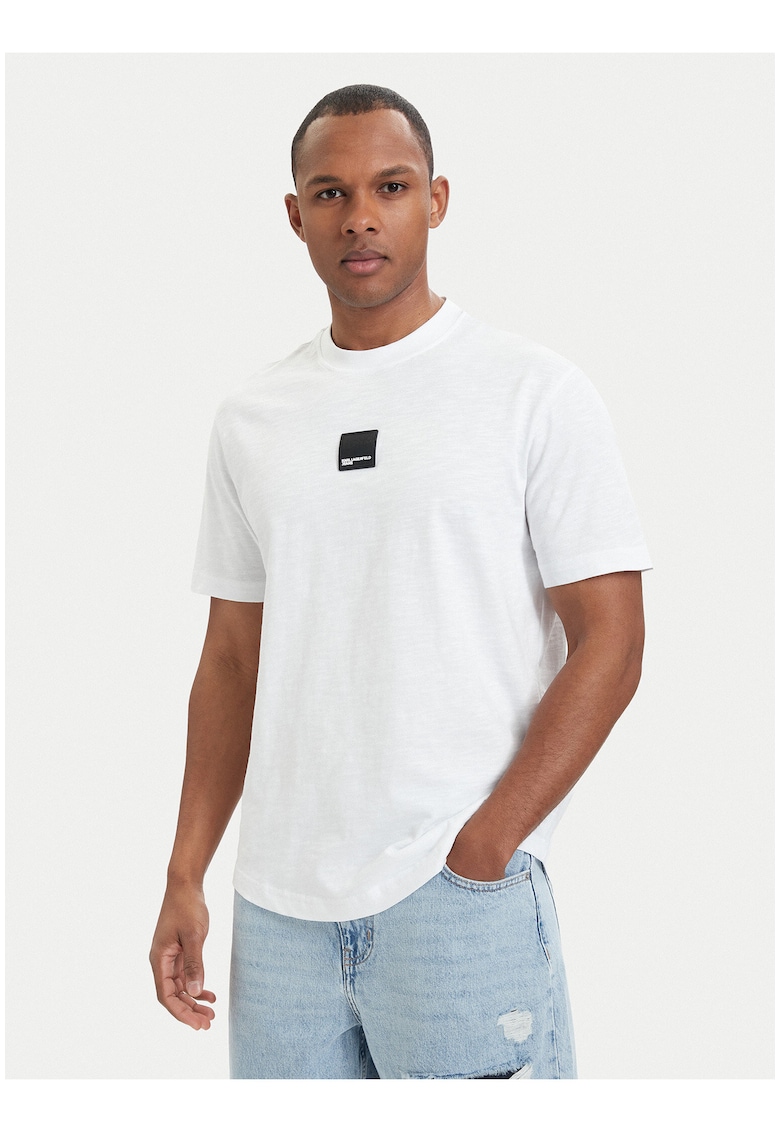 Tricou barbati - regular fit - alb