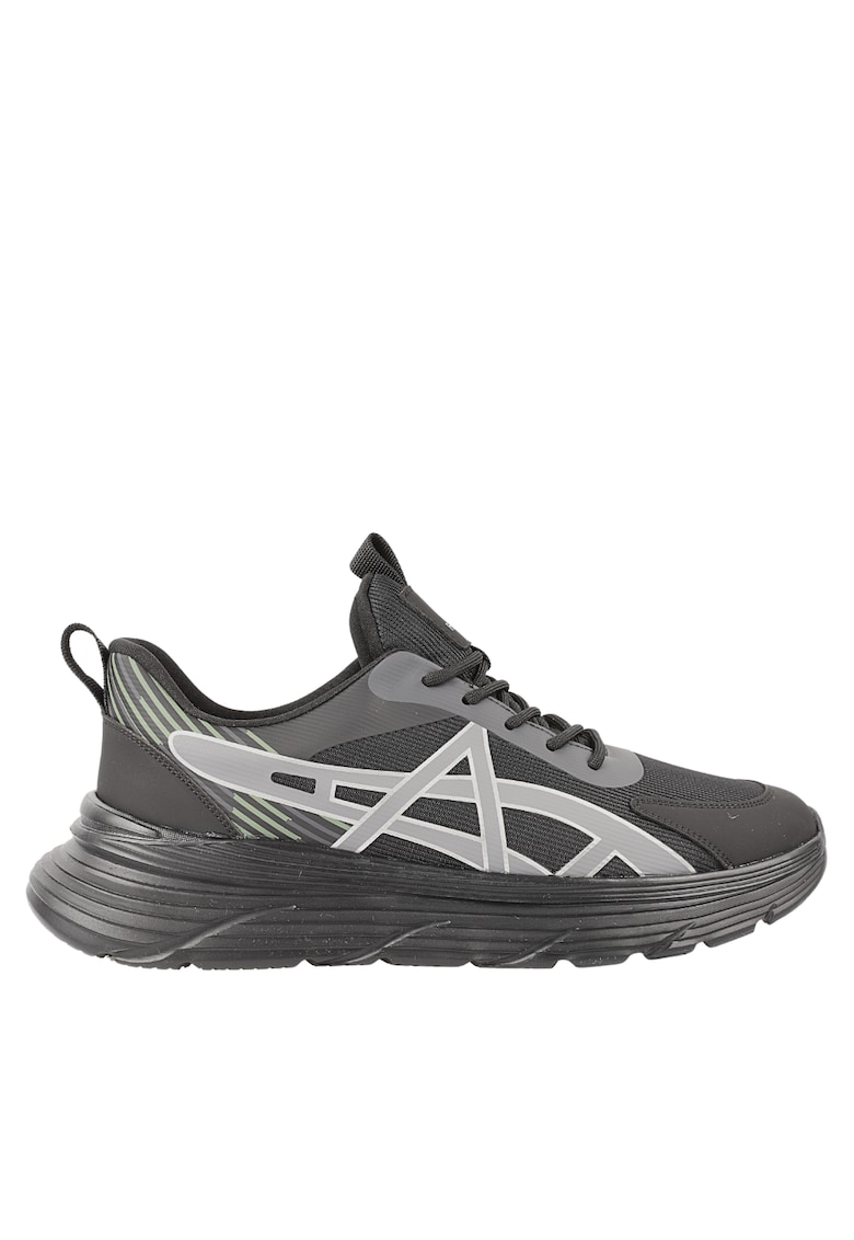 Pantofi sport - barbati - 9909 negru - textil - Negru