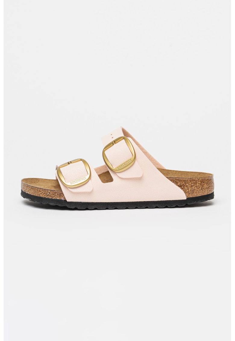 Papuci din piele cu catarame Arizona - Nude rose