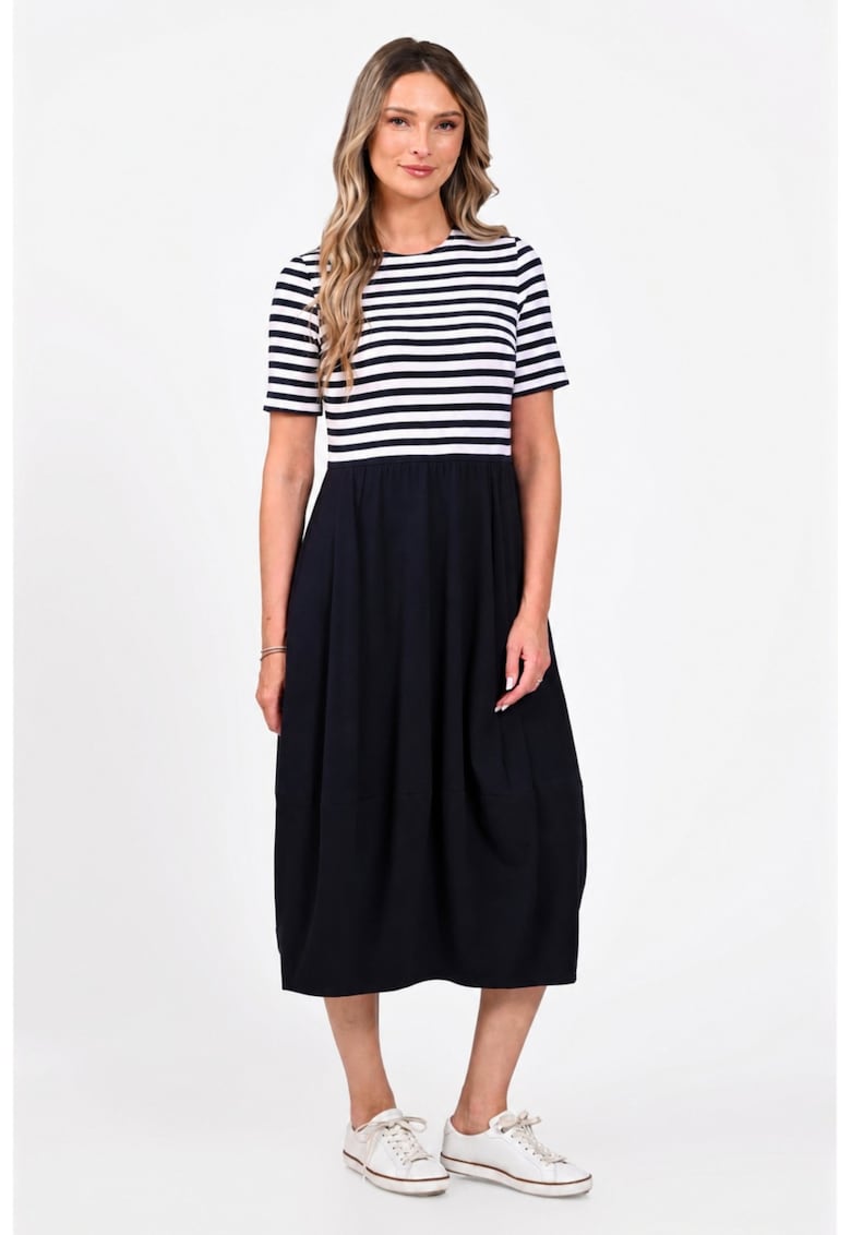 Rochie Dama - Baloon - tip Lalea cu dungi V391