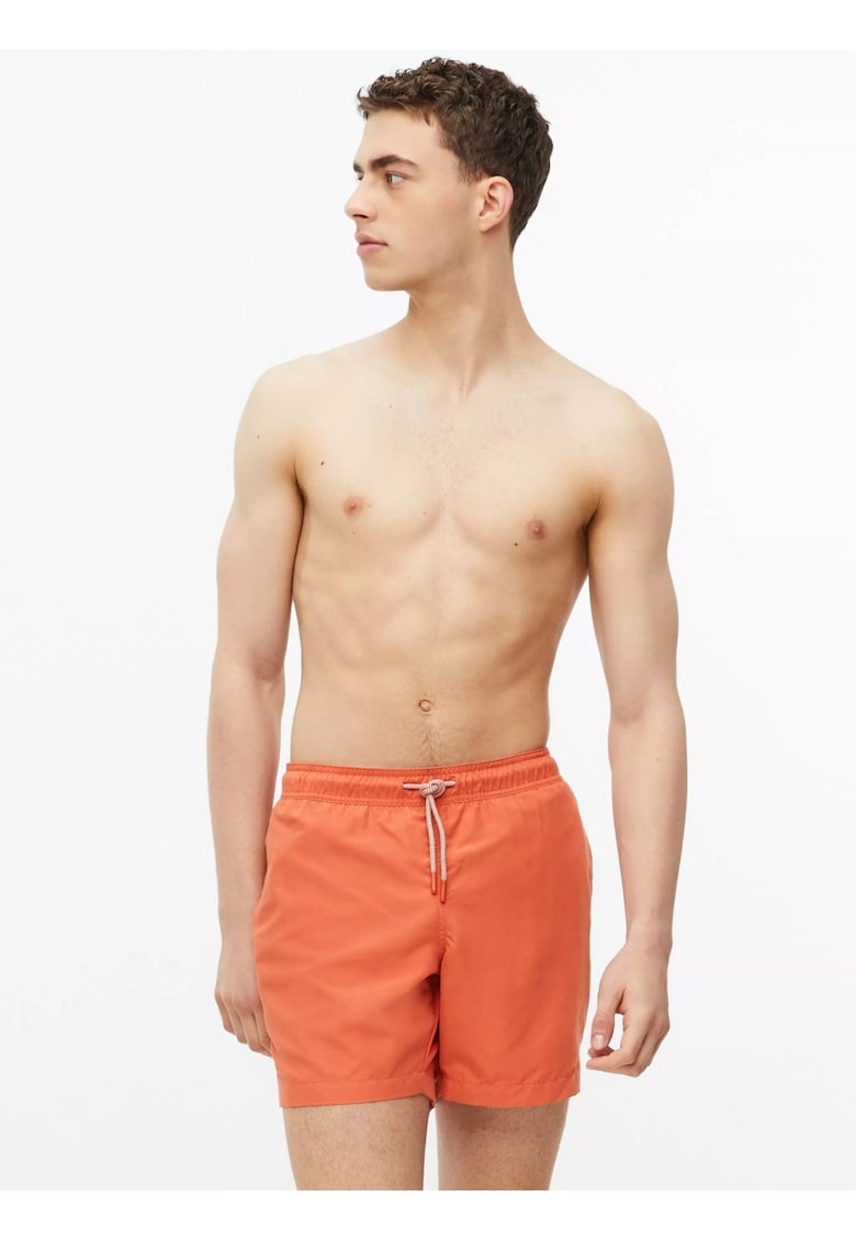 Pantaloni scurti barbati pentru inot cu croiala Regular fit - Portocaliu -