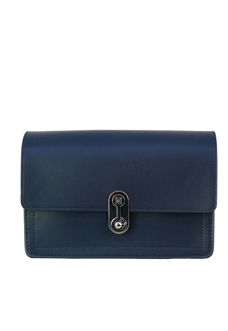 Geanta crossbody cu clapa Carol - Albastru