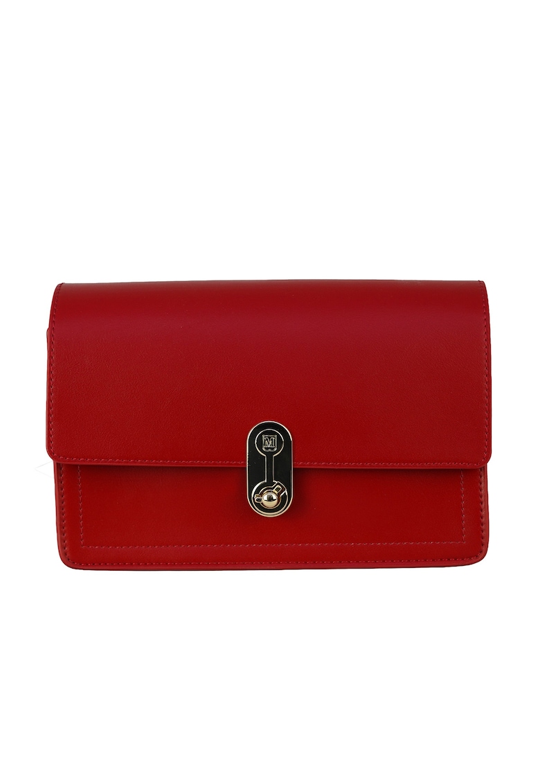 Geanta crossbody cu clapa Carol - Rosu