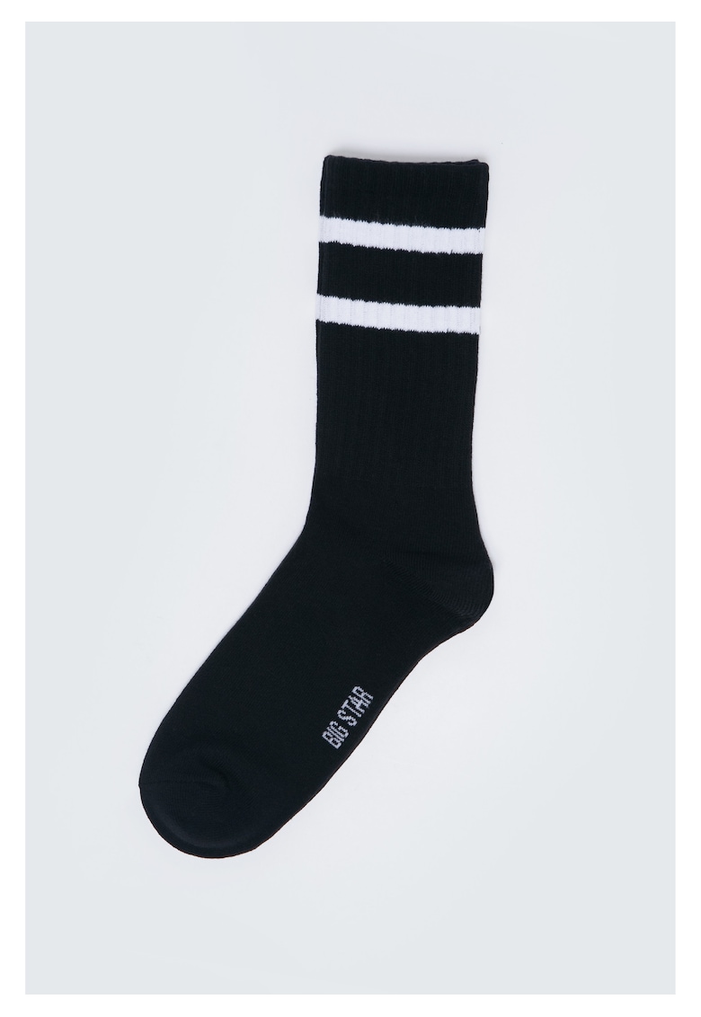 Sosete lungi unisex cu dungi Ribs 906