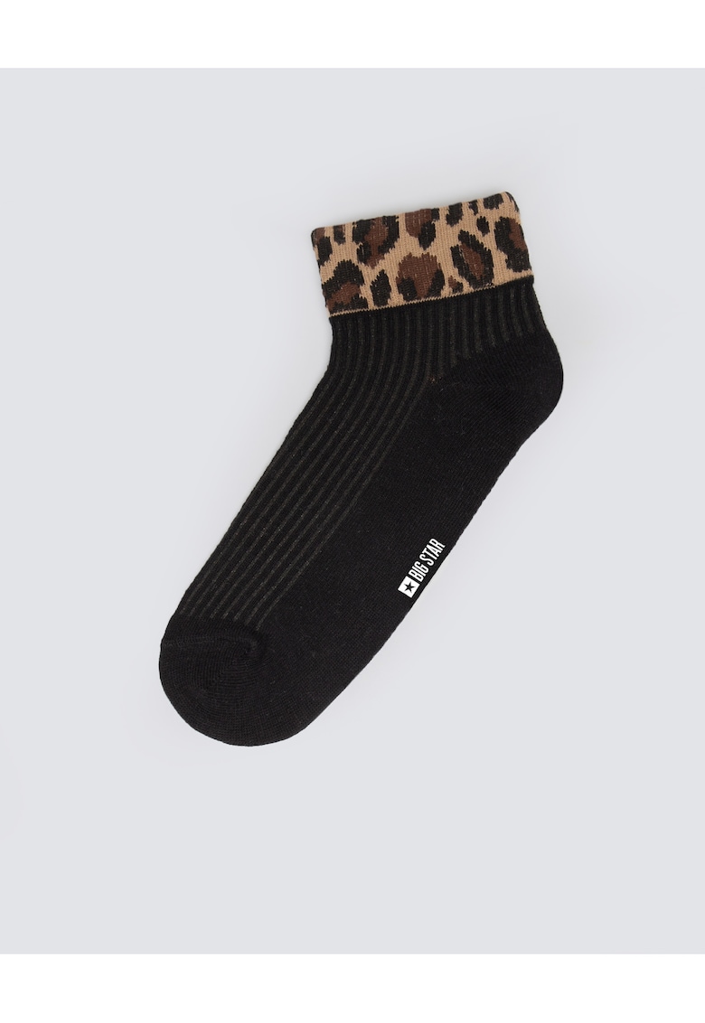 Sosete cu animal print scurte