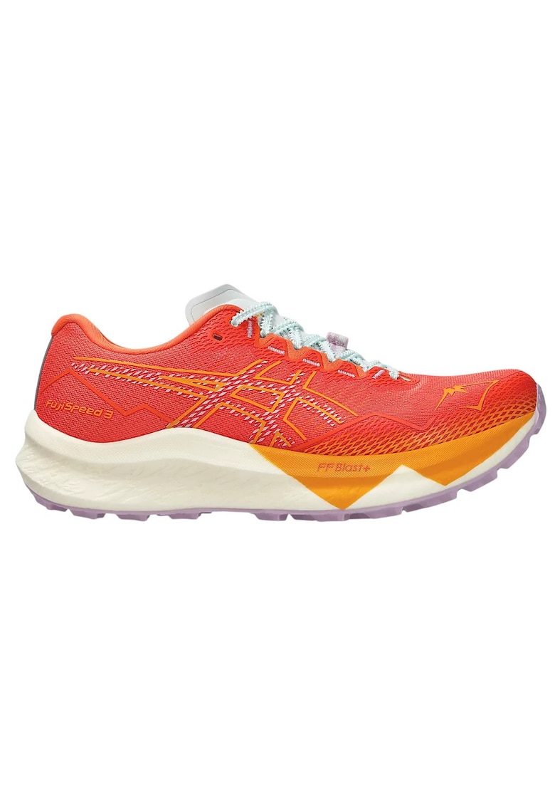 Pantofi alergare trail dama Fujispeed 3 SS 2025 - Portocaliu/Alb