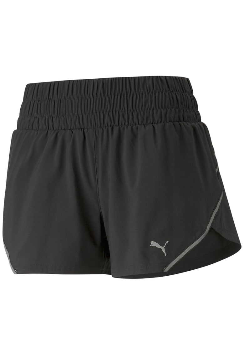 Sort alergare dama Woven 3"" - Negru