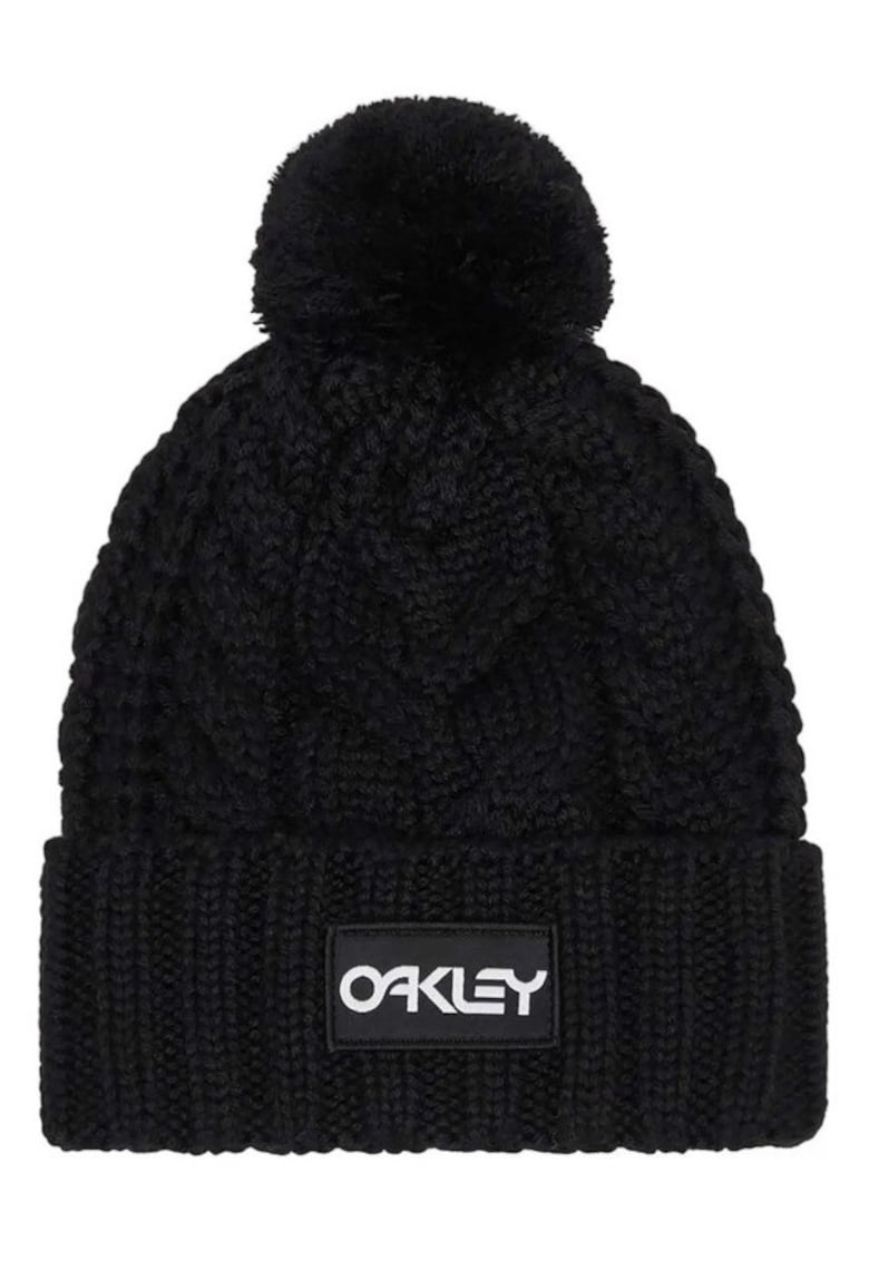 Caciula dama Harper Pom-Negru/Alb