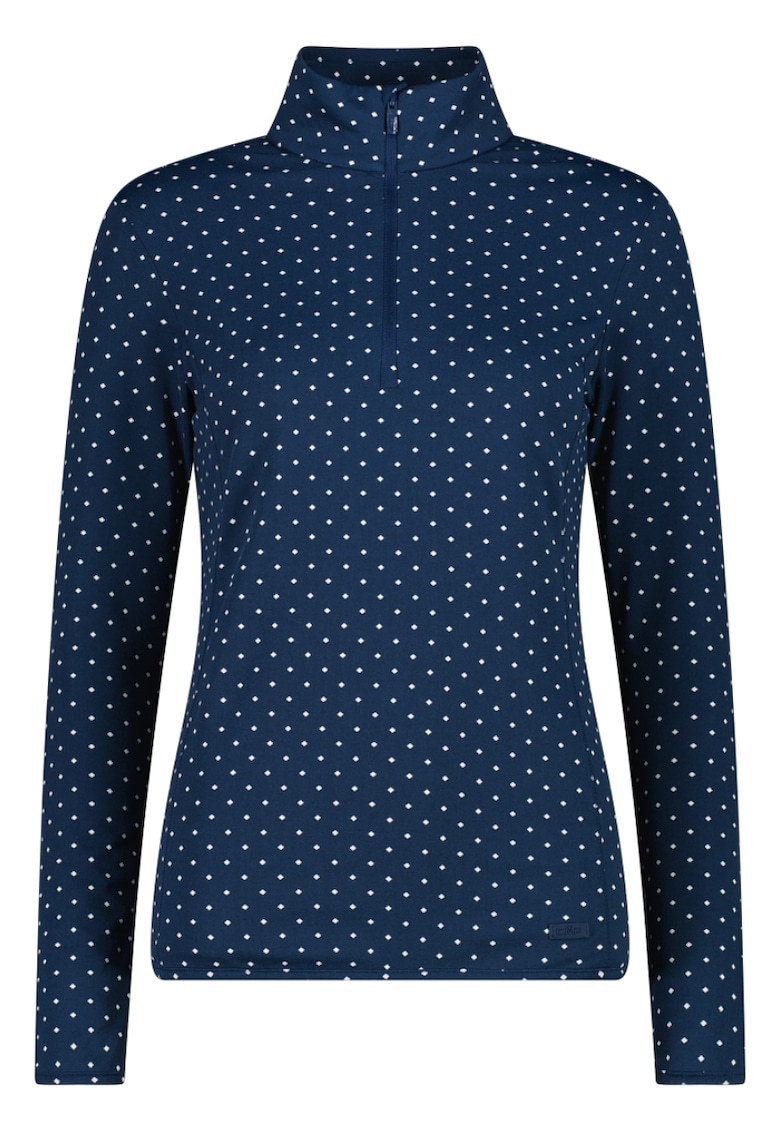 Fleece schi dama half-zip 34L4306 - Albastru
