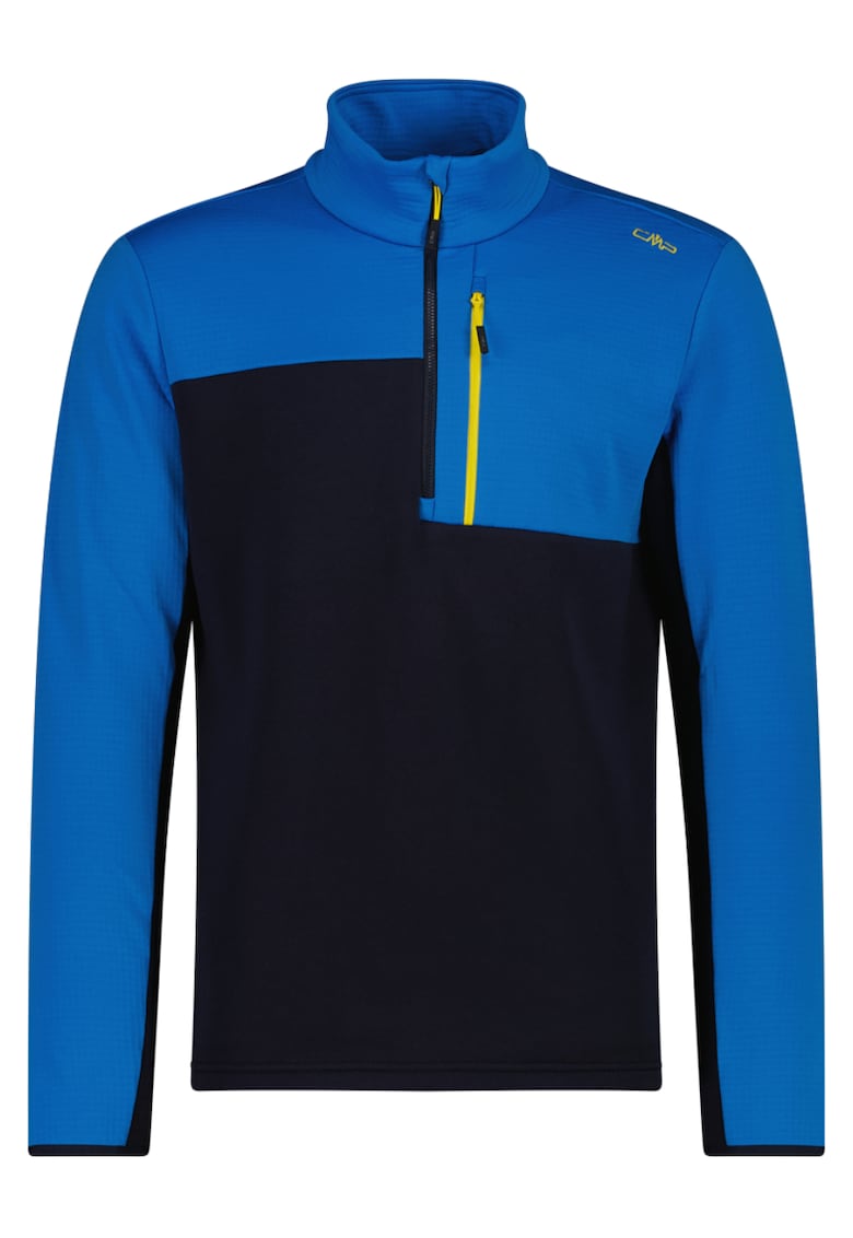 Fleece schi barbati Half-Zip Grid Tech - albastru/negru