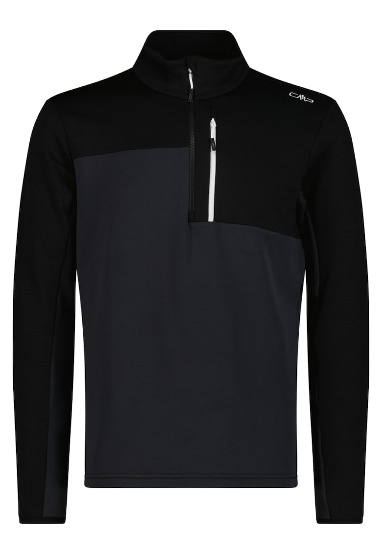 Fleece schi barbati Half-Zip Grid Tech - Negru