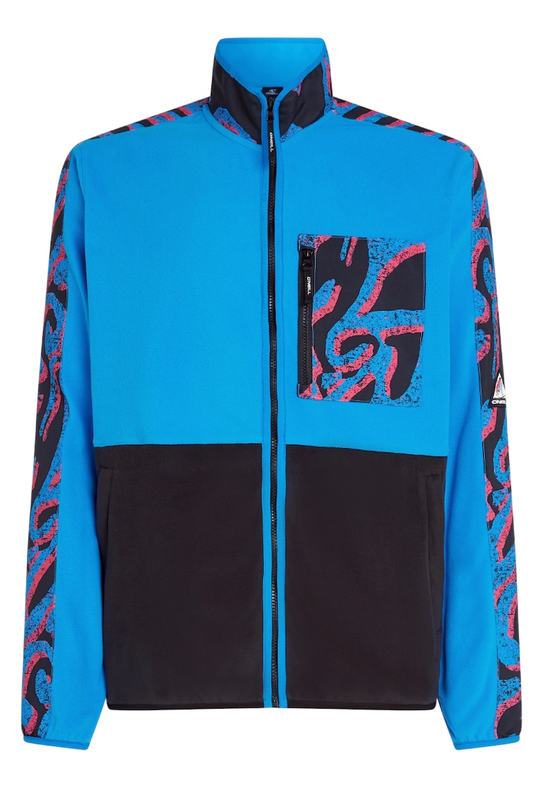 Fleece barbati FWCPlay Polartec FW 2025 - albastru/negru