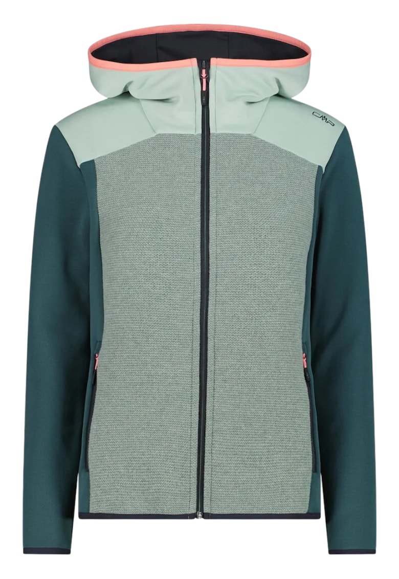 Jacheta dama Woman Jacket Fix Hood 35M2986 - Verde