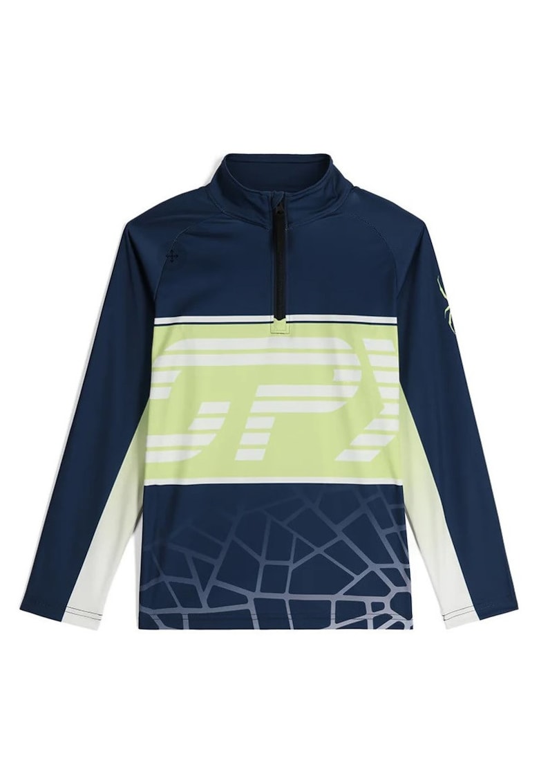Bluza Schi Copii Web 1/2 Zip 2024 - Alb/Bleumarin