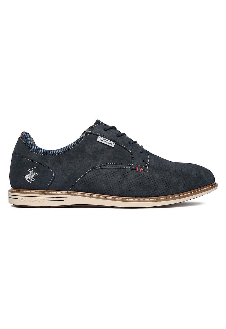 Mocasini barbati - sintetic - piele ecologica - interior textil - bleumarin