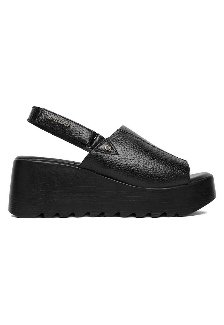 Sandale dama G-Star Raw - piele naturala - toc pana - negru - Negru