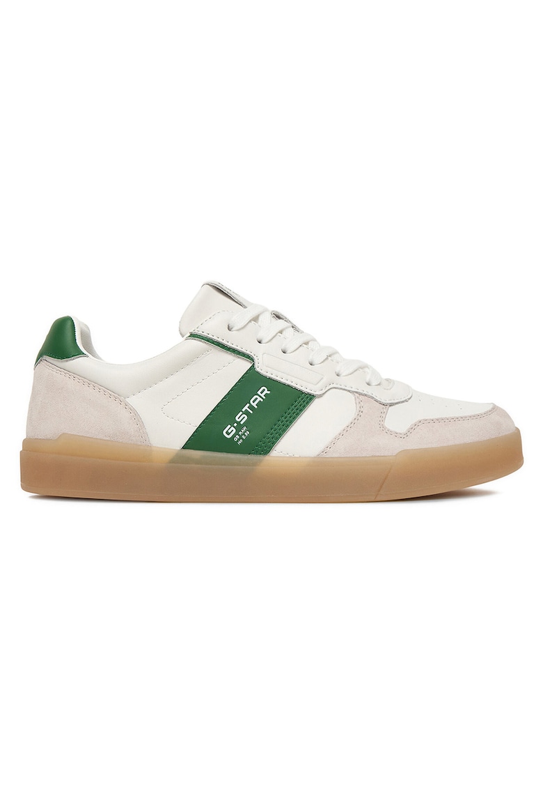 Tenisi G-Star Raw din piele naturala - Alb